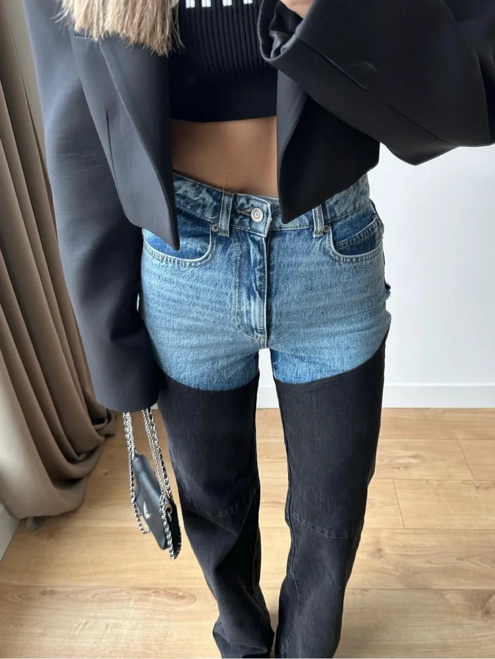 Two tone viral PIRAL jeans - Picture 2 of 5
